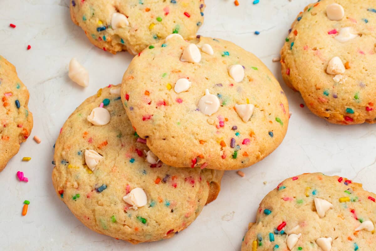 Birthday Cake Cookies: Soft, Sweet, and Colorful